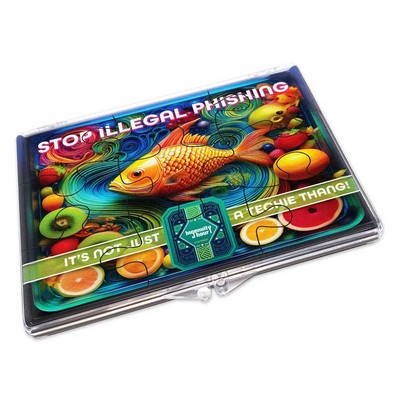 Ultra Vivid Recycled Wood Puzzle