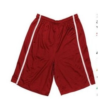 Youth Athletic Dazzle Short w/7" Inseam & Contrast Piping