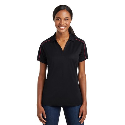 Sport-Tek® Women's Micropique Sport-Wick® Piped Polo.