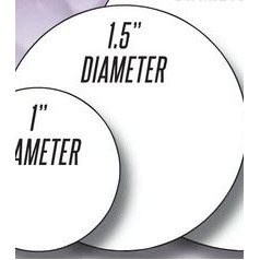 Circle Label (1.25" Diameter)