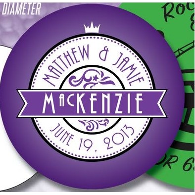 Circle Label (2.25" Diameter)