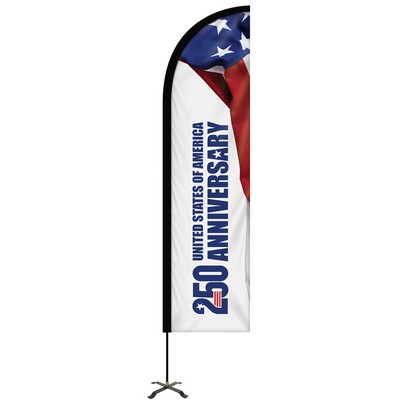 8' Portable Single Reverse Half Drop Kit w/ Cross Base