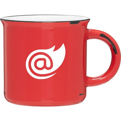 15 oz Ventura Ceramic Mug (Red/White)
