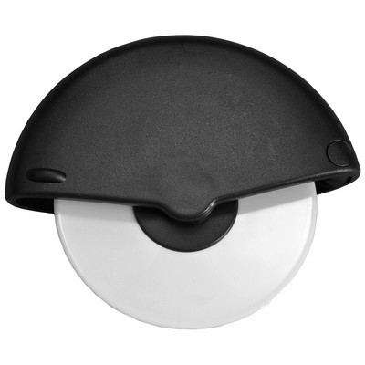 5" Black Pizza Wheel Cutter with Polystyrene Blade