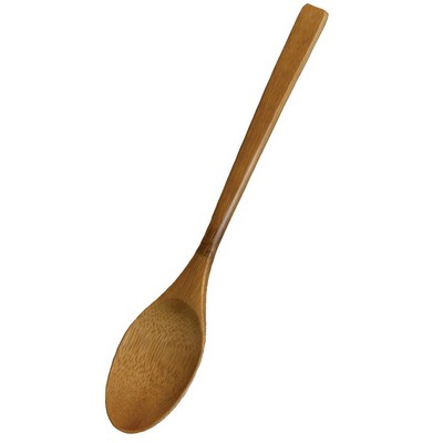 8" Bamboo Large Condiment Spoon