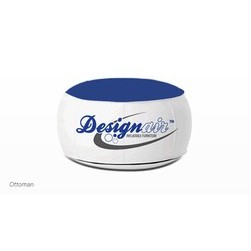 Design-Air Inflatable Ottoman, Full-Digital Imprint 27"L x 14"H x 27"D