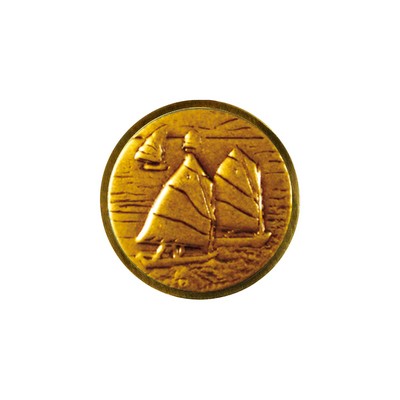 Club Lorente Round 1" Lapel Pin- Sailing