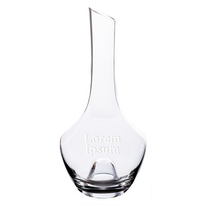 1 Qt Fleurie Glass Decanter