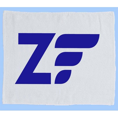 Velour Finish Sport Towel (1-color imprint) - White