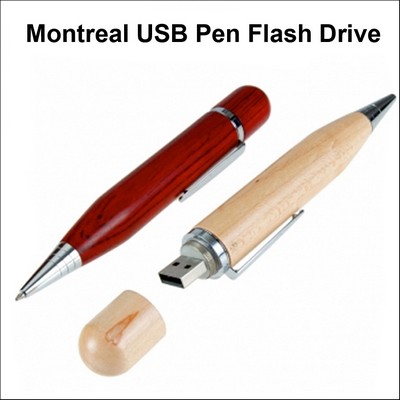 Montreal USB Pen Flash Drive - 2GB Memory