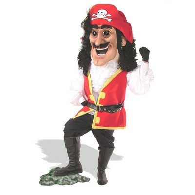 Captain Plunder Pirate Mascot Costume