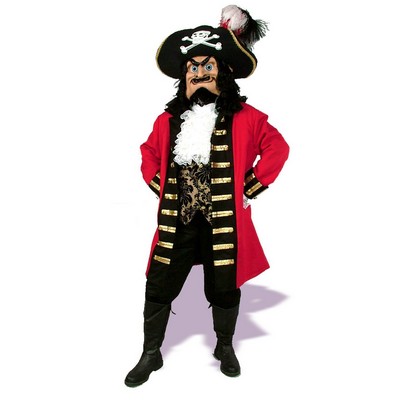 Fancy Captain Scratch Pirate Mascot Costume