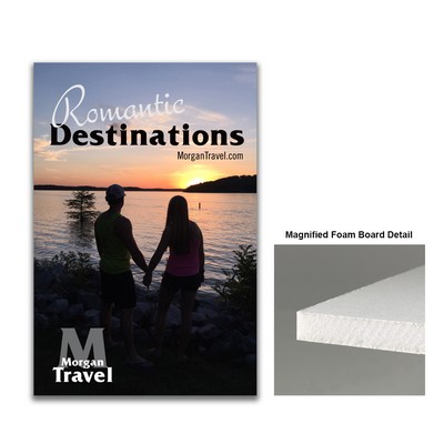 Foam 12X18 Paper Faced 3/16" Foam Board. Full Color