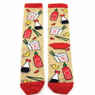 Jacquard Knitted Christmas Socks