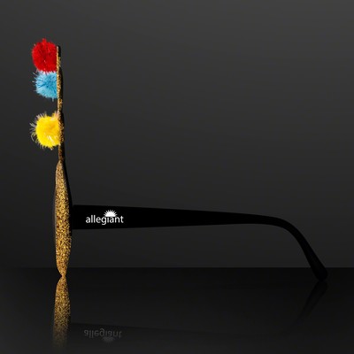 Christmas Reindeer Antler Novelty Glasses (NON-Light Up) - PRINTED