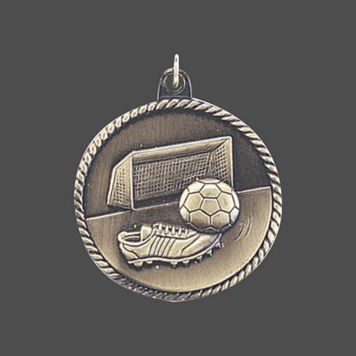 Bronze Soccer Medal (2")