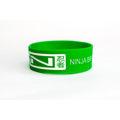 2" Deboss-Fill Silicone Wristband
