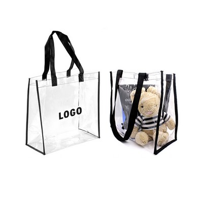 Stadium-Approved Clear PVC Tote