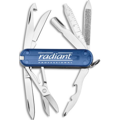 Swiss Army® Translucent Sapphire Blue Minichamp Knife