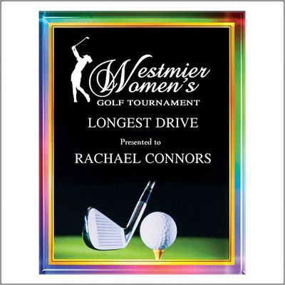 Acrylic Golf Plaque, Large (8"x10")