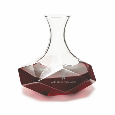 Viski® Faceted Crystal Wine Decanter