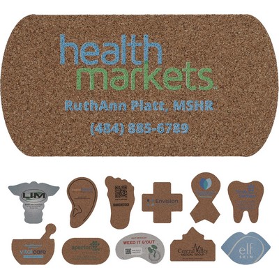1/8" Cork Coaster Stock Shape - Shape Category: Health