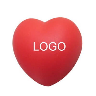 Heart-Shaped Stress Relief Ball - Red & Blue
