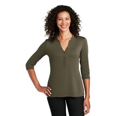 Port Authority ® Women's UV Choice Pique Henley