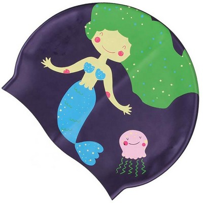 Custom Silicone Swim Cap - Flat Style