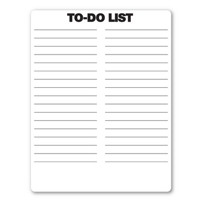 Memo Board Magnet - 8.5" x 11" - 20 mil