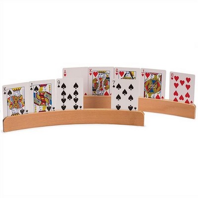 Beech Wood Playing Cards Holder
