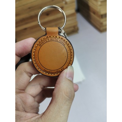 Customized PU Leather Keychain