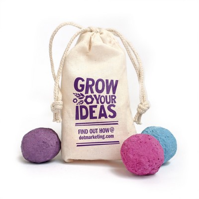 Seed Bombs Muslin Bag 3
