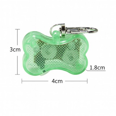 Bone Shape Led Dog Collar