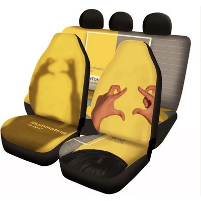 Car Seat Cover Set with full color printing