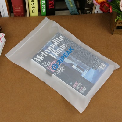 13.8 x 17.8" Matte Frosted Resealable Plastic Bags Zip-Lock Seal Storage Pouch