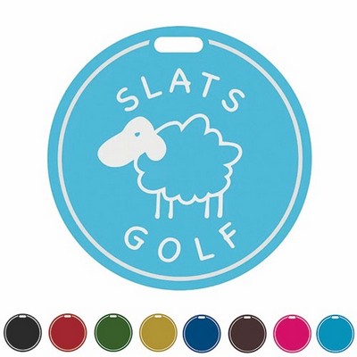Laser Engraved Round Bag Tags