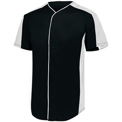 Augusta Sportswear Full-Button Baseball Jersey