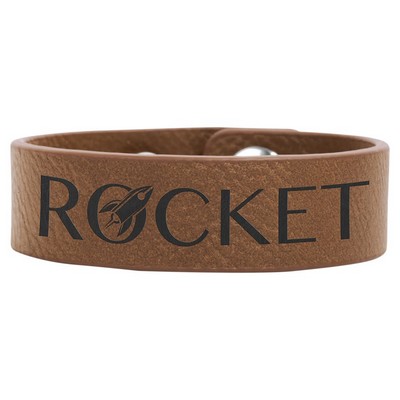 Leatherette Cuff Bracelet