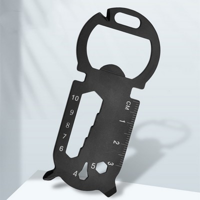 Stainless Steel Gadget Multi Tools Card With Round Top