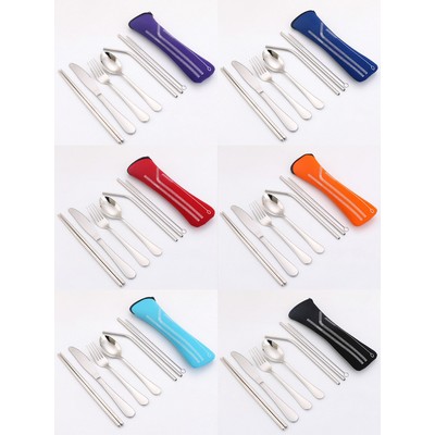 7pcs Stainless Steel Flatware Set