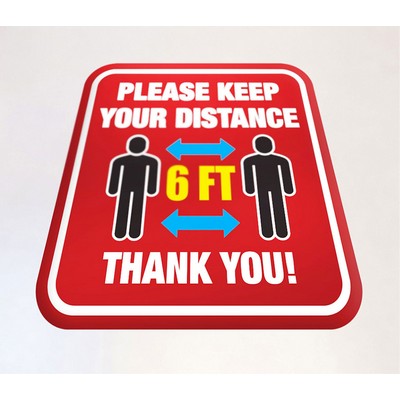 3+-4 sq in Custom Full Color Carpet Decal