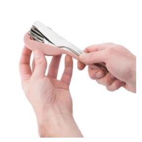 BergHoff® Leo Travel 4 Piece Flatware Set w/Holder