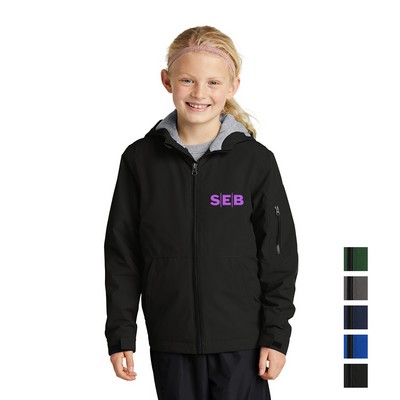 Sport-Tek® Youth Waterproof Insulated Embroidered Jacket