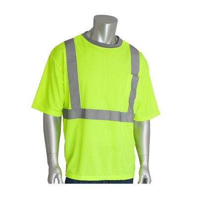 PIP® Class 2 Short Sleeve Hi-Viz T-Shirt
