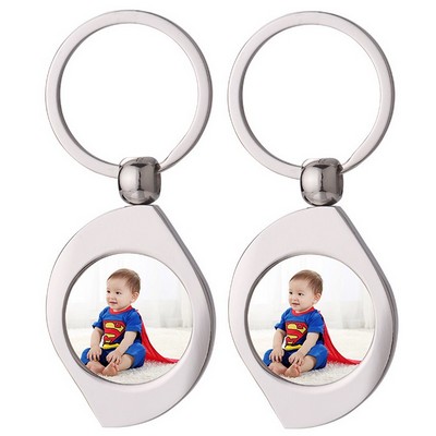 Petal Photo Frame Keychain