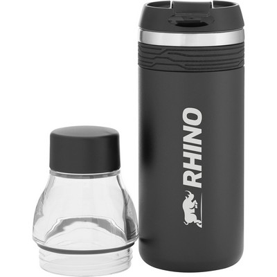16.9 oz h2go Orion Travel Tumbler Water Bottle (Matte Black)