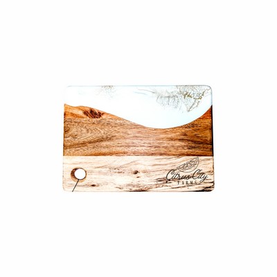 Acacia Small Bread Board Gold Quartz