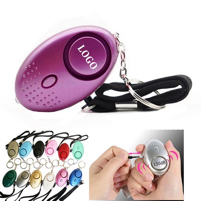 Portable Self Defense Alarm w/ LED light Keychain