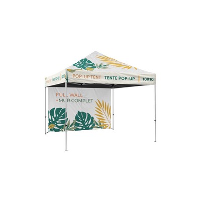 Pop-up Tent 10' printed wall - 2-sided